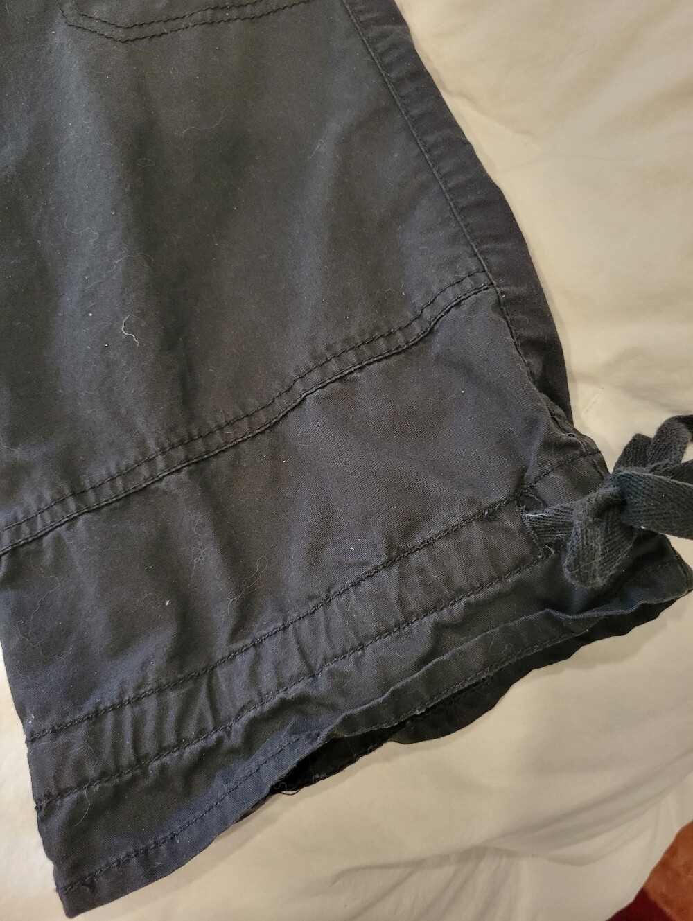 Lady Hathaway 100% Cotton Black Capris Size 10 - Picture 7 of 7